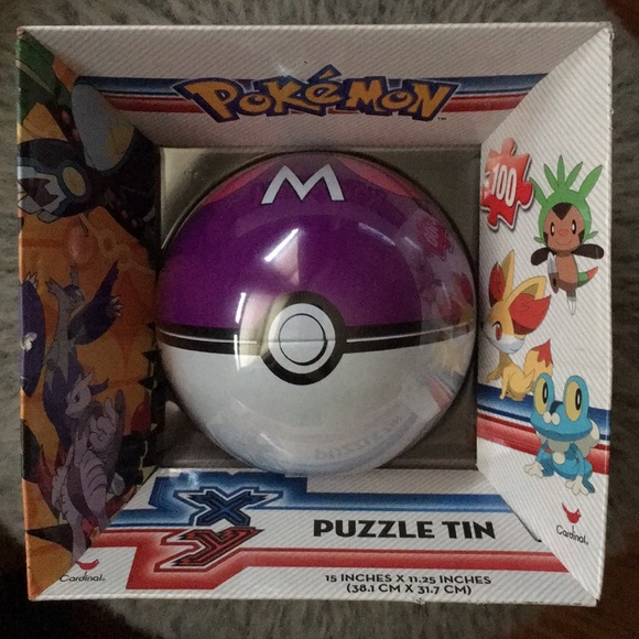 Pokémon puzzle in a tin round ball - Picture 1 of 2